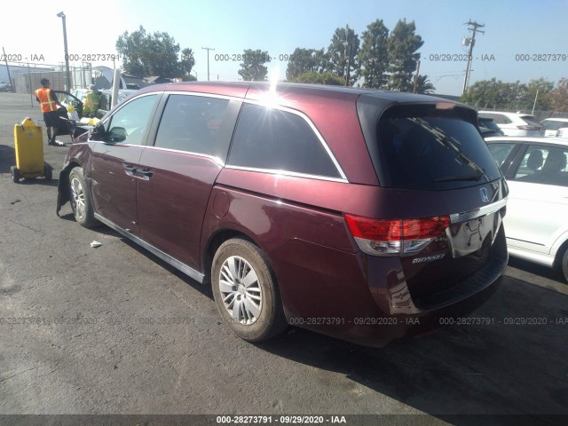 Photo 2 VIN: 5FNRL5H25FB082108 - HONDA ODYSSEY 