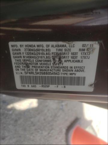 Photo 9 VIN: 5FNRL5H26BB054943 - HONDA ODYSSEY LX 