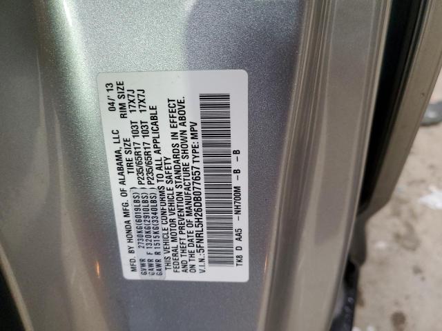 Photo 12 VIN: 5FNRL5H26DB077657 - HONDA ODYSSEY LX 