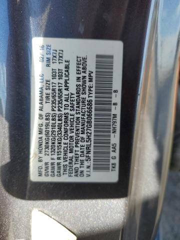 Photo 12 VIN: 5FNRL5H27GB066686 - HONDA ODYSSEY LX 