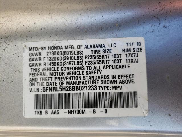 Photo 12 VIN: 5FNRL5H28BB021233 - HONDA ODYSSEY LX 