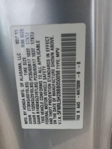 Photo 12 VIN: 5FNRL5H28BB050098 - HONDA ODYSSEY LX 