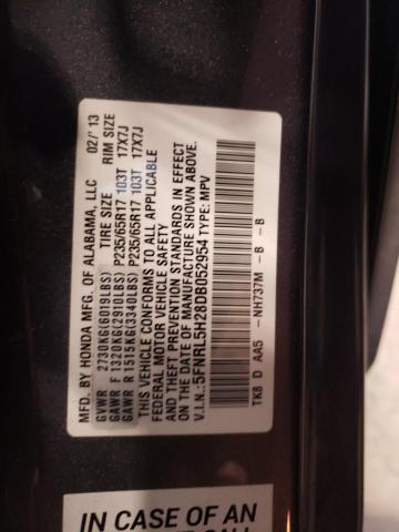 Photo 9 VIN: 5FNRL5H28DB052954 - HONDA ODYSSEY LX 