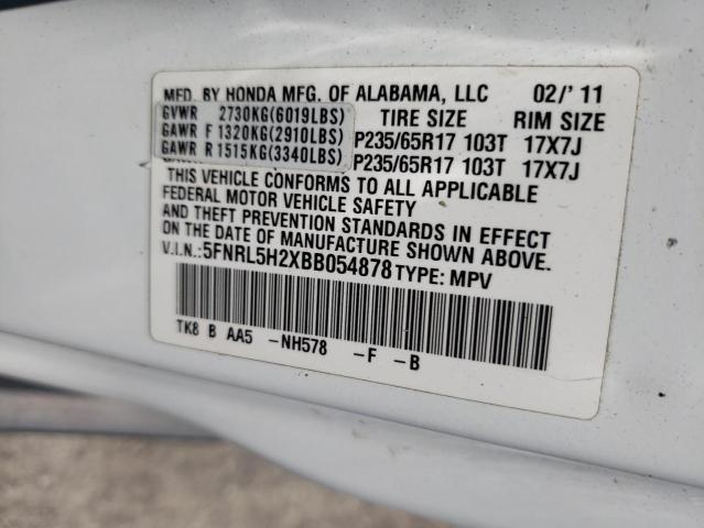 Photo 12 VIN: 5FNRL5H2XBB054878 - HONDA ODYSSEY LX 