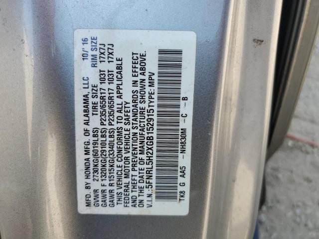 Photo 13 VIN: 5FNRL5H2XGB152915 - HONDA ODYSSEY LX 