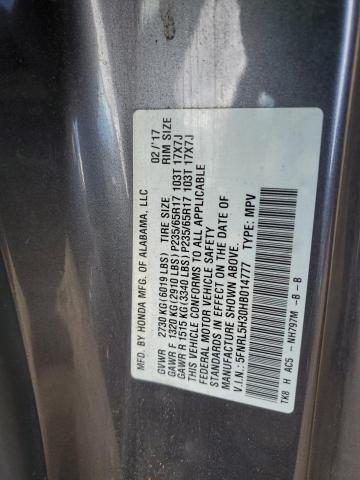 Photo 12 VIN: 5FNRL5H30HB014777 - HONDA ODYSSEY 