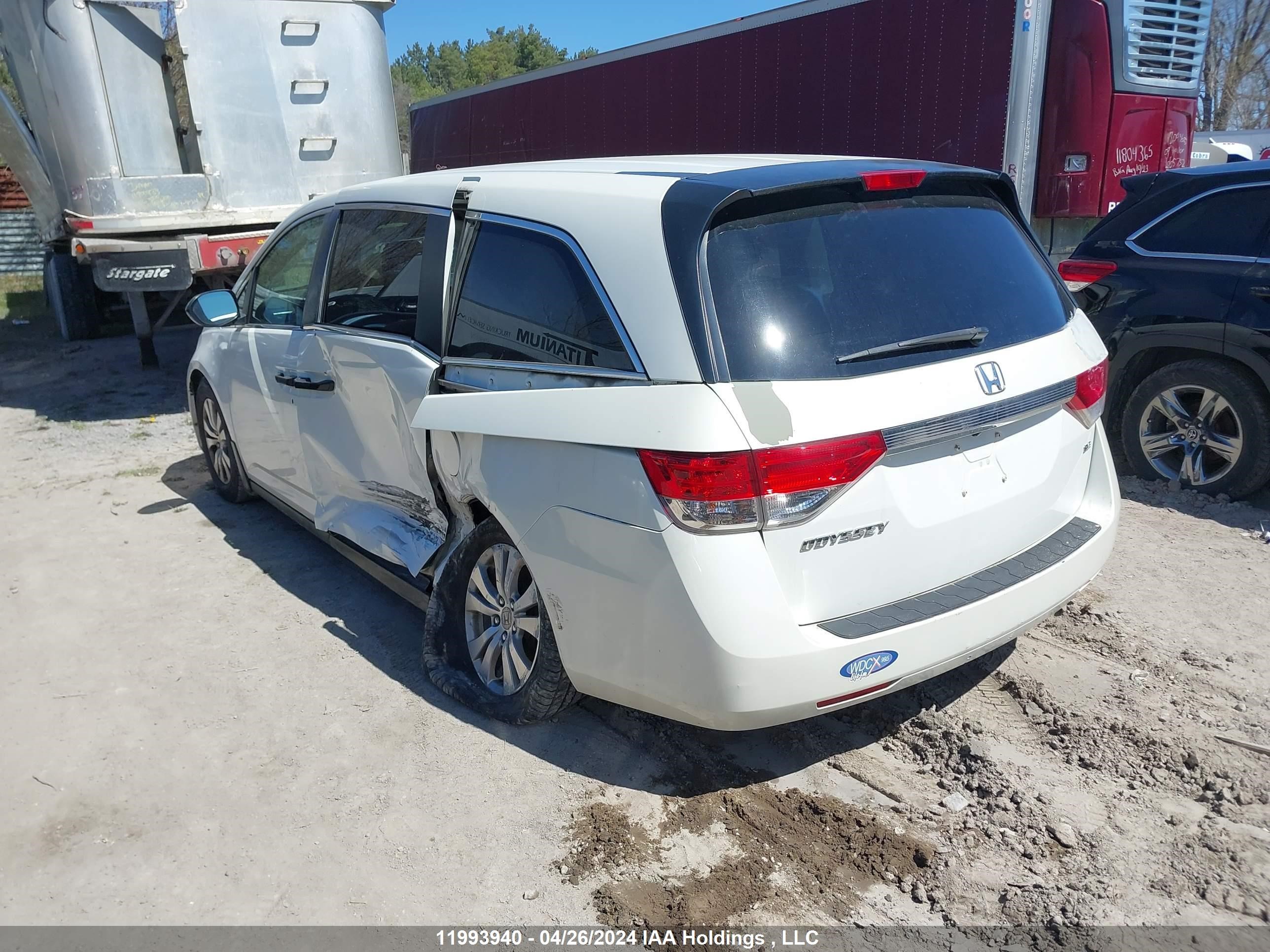 Photo 2 VIN: 5FNRL5H31EB505371 - HONDA ODYSSEY 