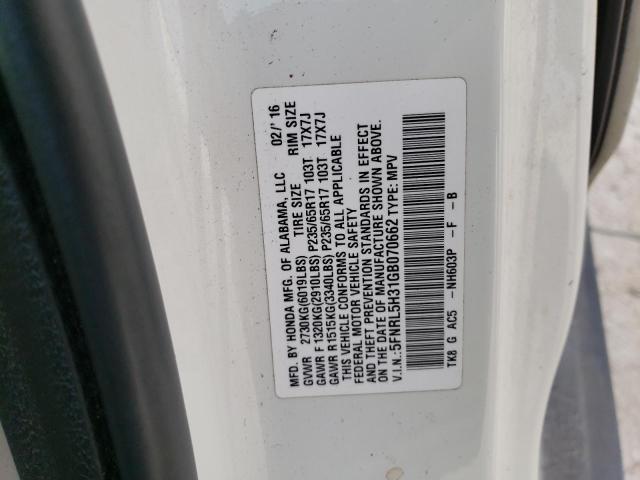 Photo 12 VIN: 5FNRL5H31GB070662 - HONDA ODYSSEY SE 