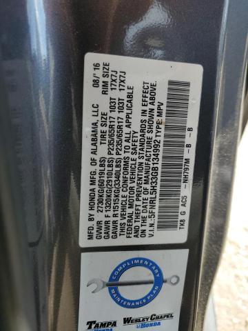 Photo 9 VIN: 5FNRL5H33GB134992 - HONDA ODYSSEY SE 