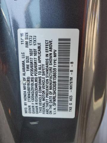 Photo 12 VIN: 5FNRL5H33GB158659 - HONDA ODYSSEY SE 