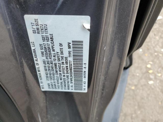 Photo 12 VIN: 5FNRL5H33HB023277 - HONDA ODYSSEY SE 