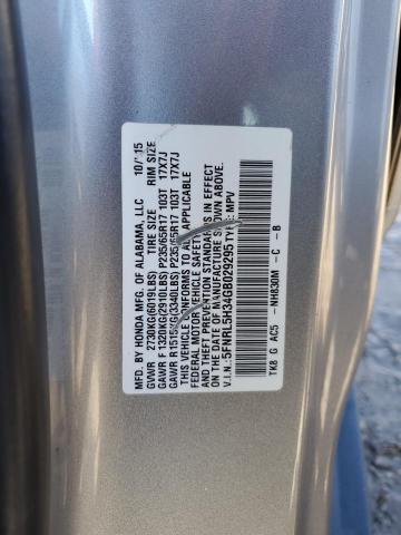 Photo 12 VIN: 5FNRL5H34GB029295 - HONDA ODYSSEY SE 