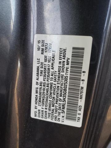 Photo 12 VIN: 5FNRL5H35GB025305 - HONDA ODYSSEY 