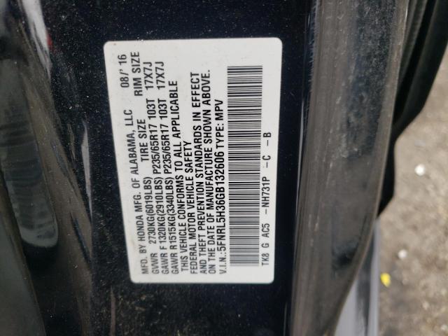 Photo 12 VIN: 5FNRL5H36GB132606 - HONDA ODYSSEY SE 