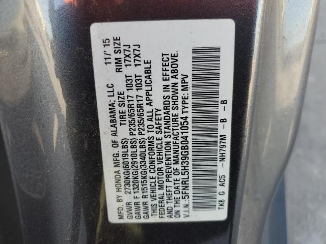 Photo 12 VIN: 5FNRL5H39GB041054 - HONDA ODYSSEY SE 