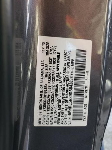 Photo 12 VIN: 5FNRL5H39GB043838 - HONDA ODYSSEY SE 