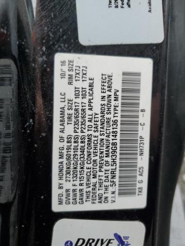 Photo 12 VIN: 5FNRL5H39GB148136 - HONDA ODYSSEY 