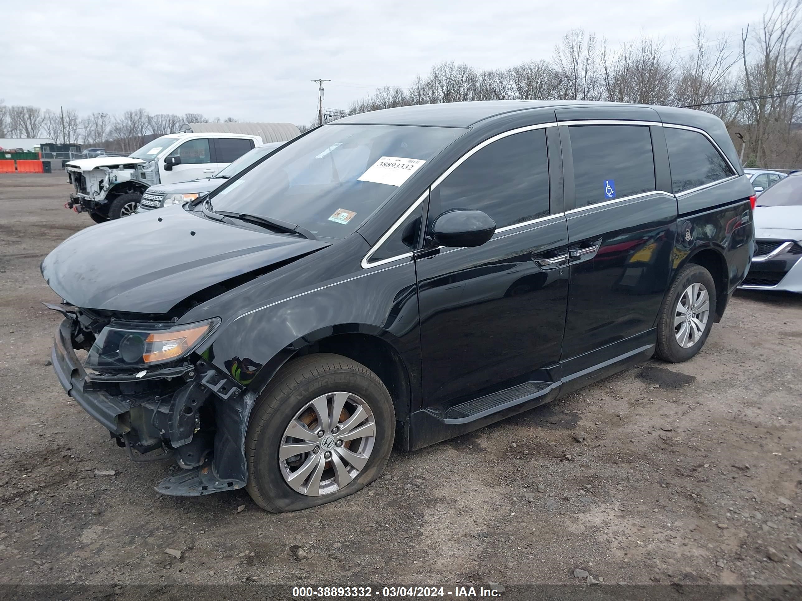 Photo 1 VIN: 5FNRL5H39GB148136 - HONDA ODYSSEY 