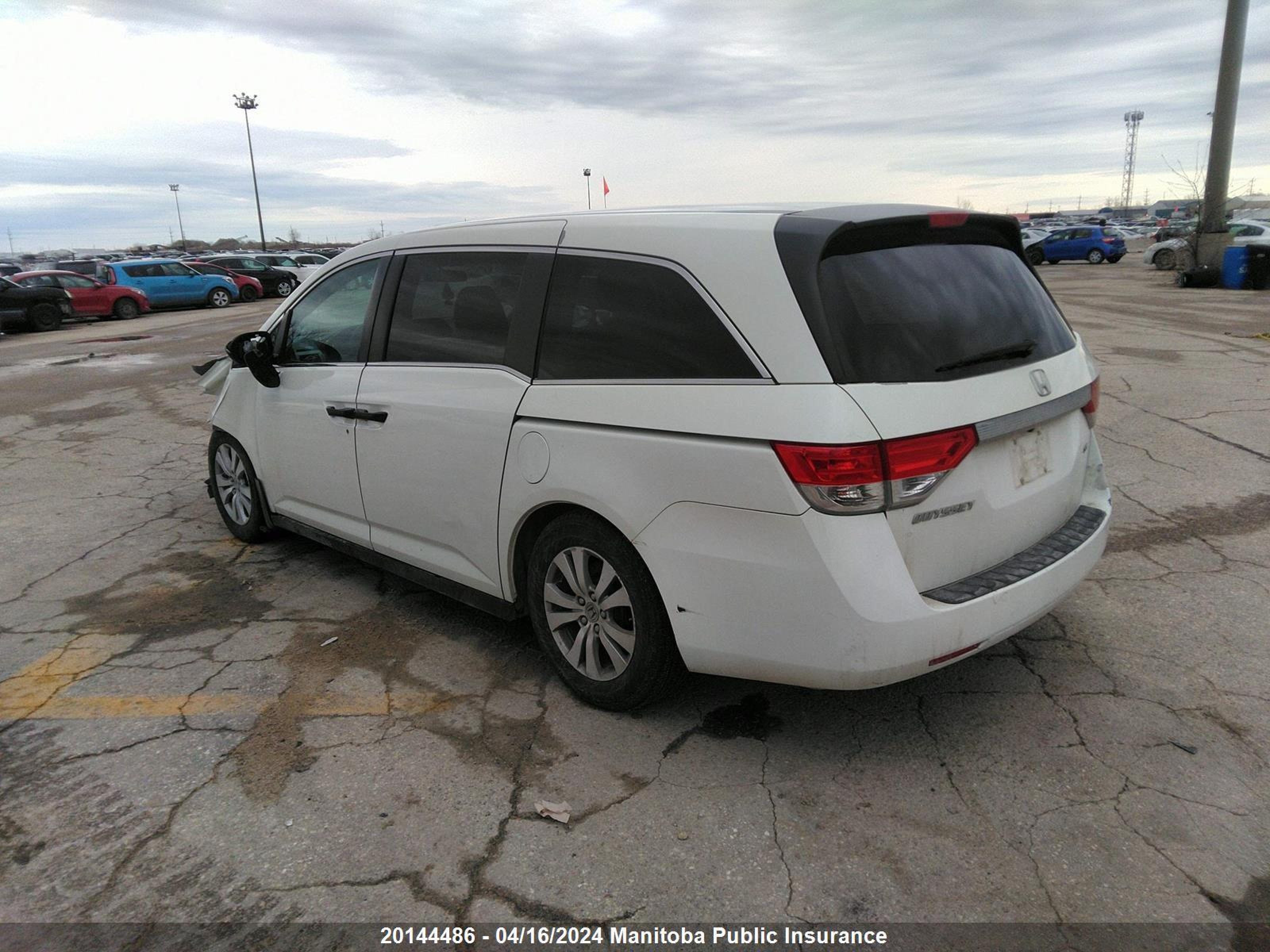 Photo 2 VIN: 5FNRL5H3XFB504558 - HONDA ODYSSEY 