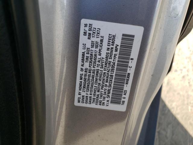 Photo 12 VIN: 5FNRL5H3XGB126954 - HONDA ODYSSEY SE 