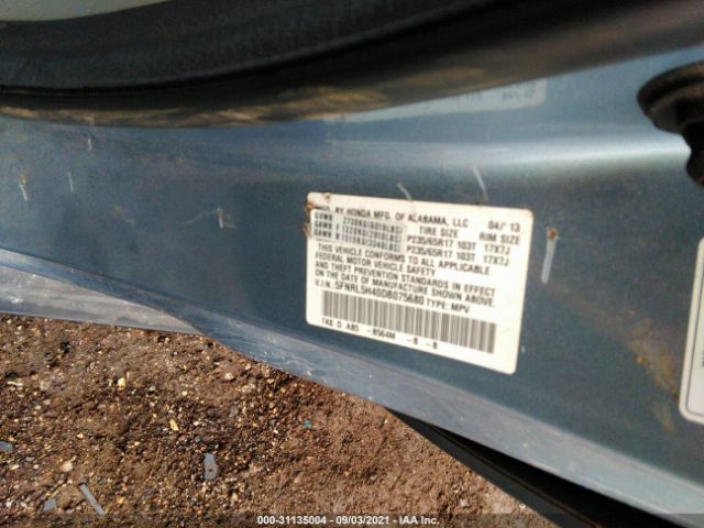 Photo 8 VIN: 5FNRL5H40DB075680 - HONDA ODYSSEY 