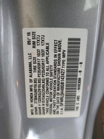 Photo 13 VIN: 5FNRL5H40GB142427 - HONDA ODYSSEY EX 