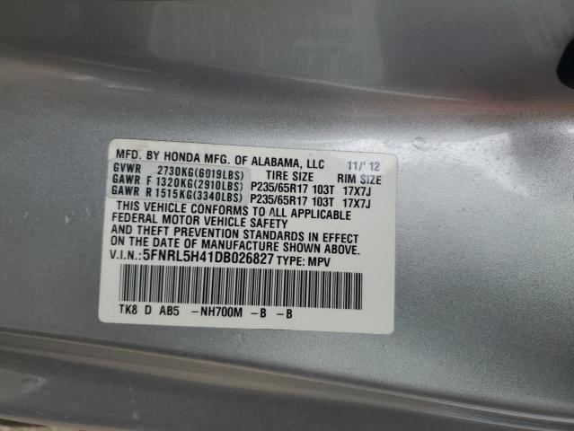 Photo 12 VIN: 5FNRL5H41DB026827 - HONDA ODYSSEY EX 