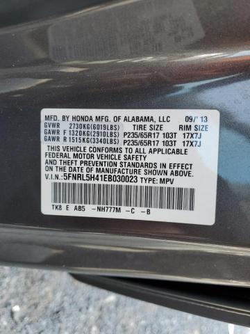 Photo 12 VIN: 5FNRL5H41EB030023 - HONDA ODYSSEY EX 