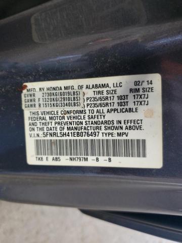 Photo 12 VIN: 5FNRL5H41EB076497 - HONDA ODYSSEY EX 