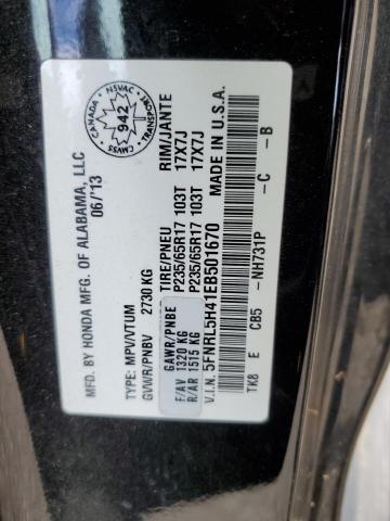 Photo 12 VIN: 5FNRL5H41EB501670 - HONDA ODYSSEY EX 