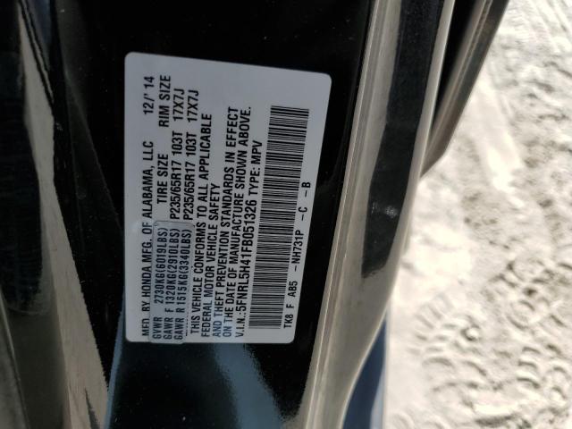 Photo 12 VIN: 5FNRL5H41FB051326 - HONDA ODYSSEY EX 