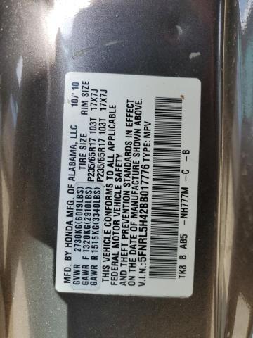 Photo 13 VIN: 5FNRL5H42BB017776 - HONDA ODYSSEY EX 