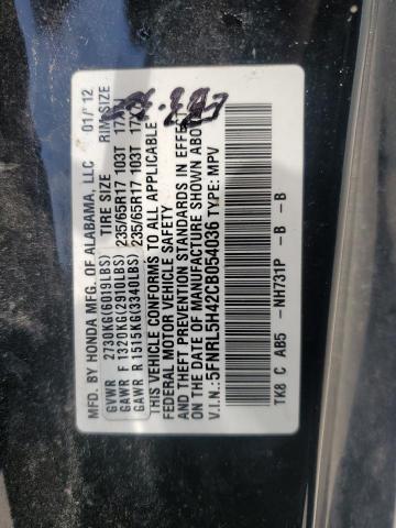 Photo 12 VIN: 5FNRL5H42CB054036 - HONDA ODYSSEY EX 