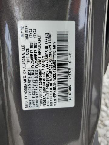 Photo 12 VIN: 5FNRL5H42CB120603 - HONDA ODYSSEY EX 