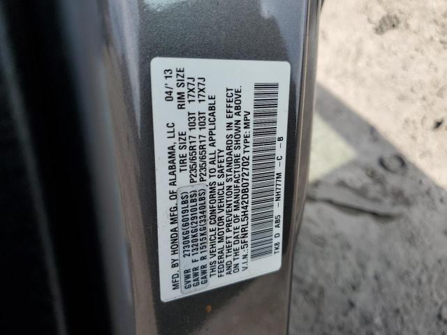 Photo 12 VIN: 5FNRL5H42DB072702 - HONDA ODYSSEY EX 