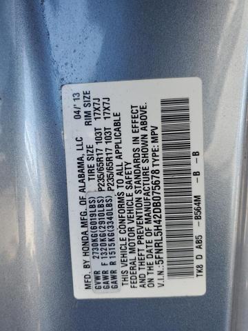 Photo 12 VIN: 5FNRL5H42DB075678 - HONDA ODYSSEY EX 