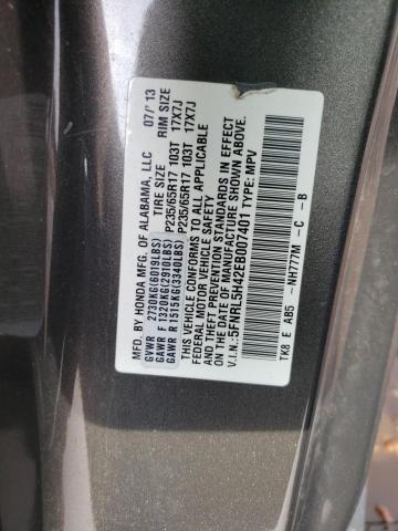 Photo 12 VIN: 5FNRL5H42EB007401 - HONDA ODYSSEY EX 