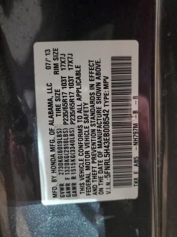 Photo 12 VIN: 5FNRL5H43EB008542 - HONDA ODYSSEY EX 