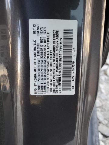 Photo 12 VIN: 5FNRL5H43EB018214 - HONDA ODYSSEY EX 