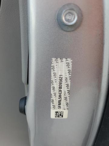 Photo 12 VIN: 5FNRL5H43FB095621 - HONDA ODYSSEY EX 