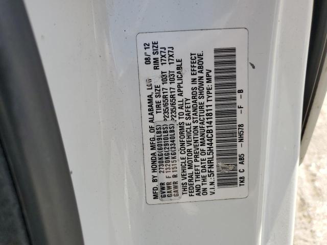 Photo 12 VIN: 5FNRL5H44CB141811 - HONDA ODYSSEY EX 