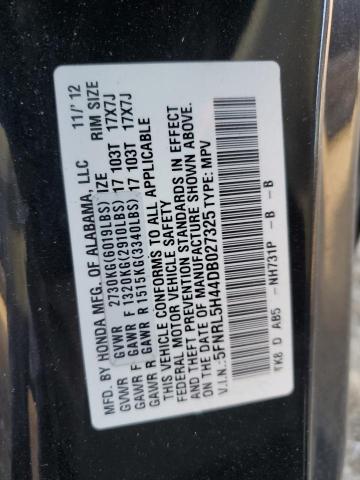 Photo 12 VIN: 5FNRL5H44DB027325 - HONDA ODYSSEY EX 