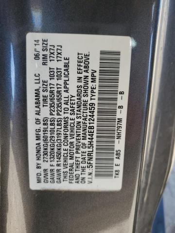 Photo 12 VIN: 5FNRL5H44EB124459 - HONDA ODYSSEY EX 