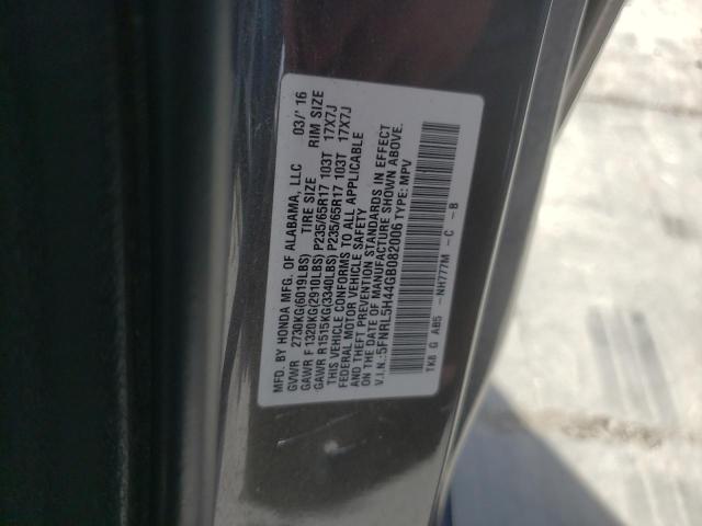 Photo 12 VIN: 5FNRL5H44GB082006 - HONDA ODYSSEY EX 