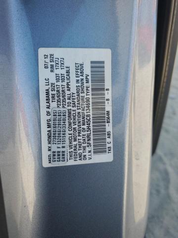 Photo 12 VIN: 5FNRL5H45CB134690 - HONDA ODYSSEY EX 