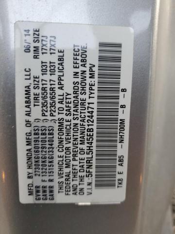 Photo 13 VIN: 5FNRL5H45EB124471 - HONDA ODYSSEY EX 