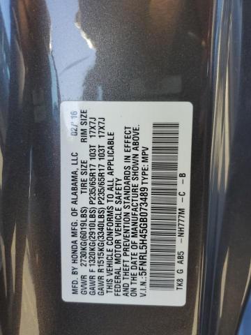 Photo 11 VIN: 5FNRL5H45GB073489 - HONDA ODYSSEY EX 