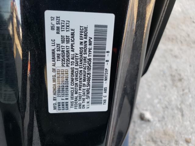 Photo 9 VIN: 5FNRL5H46CB105456 - HONDA ODYSSEY EX 