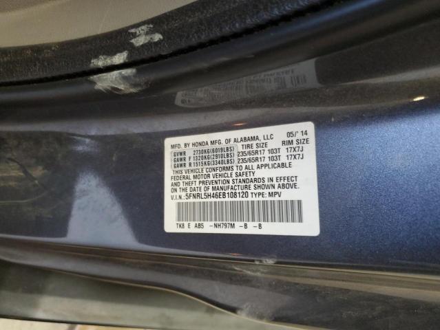 Photo 12 VIN: 5FNRL5H46EB108120 - HONDA ODYSSEY EX 