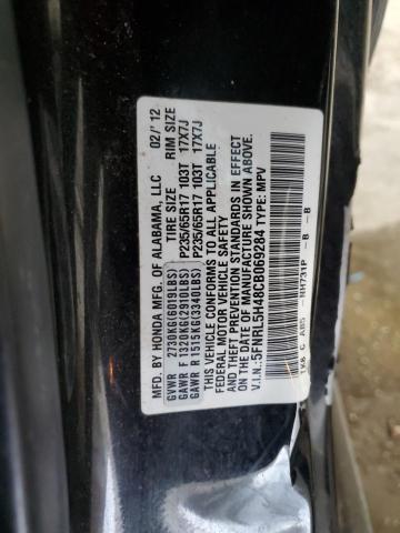 Photo 11 VIN: 5FNRL5H48CB069284 - HONDA ODYSSEY EX 